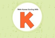 Baby Names That Start with K
