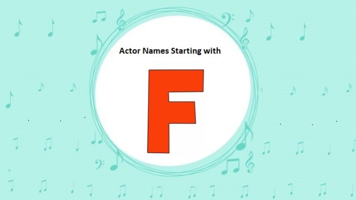Bollywood Actors Names Starting with F Bollywood Actors Names Starting with F