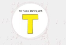Baby Boy Names That Start with T