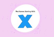 Baby Boy Names That Start with X