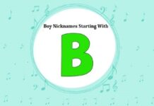 Baby Boy Nicknames Starting with B