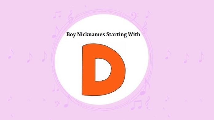 Baby Boy Nicknames Starting with D