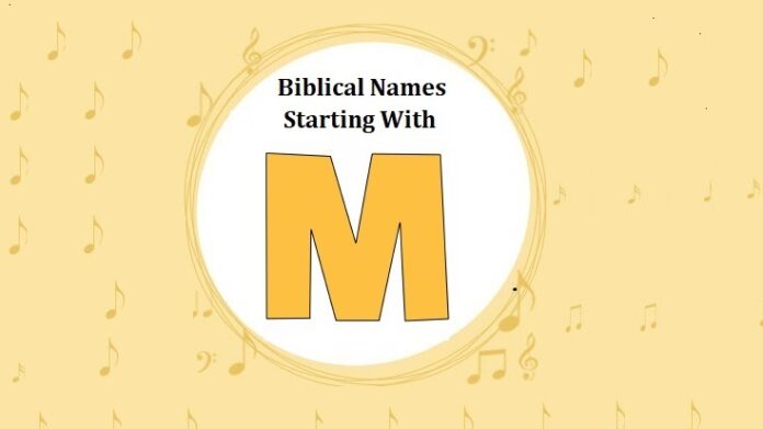 Biblical Names That Start With M