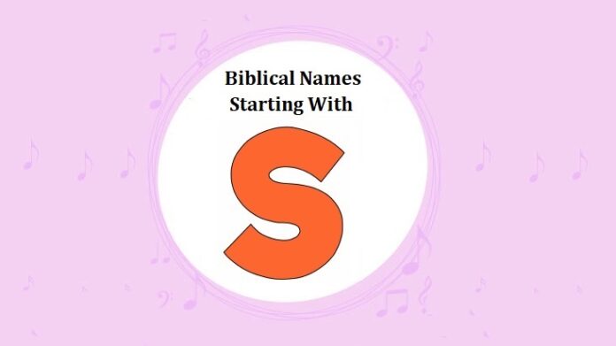 Biblical Names That Start With S