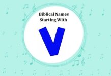 Biblical Names That Start With V