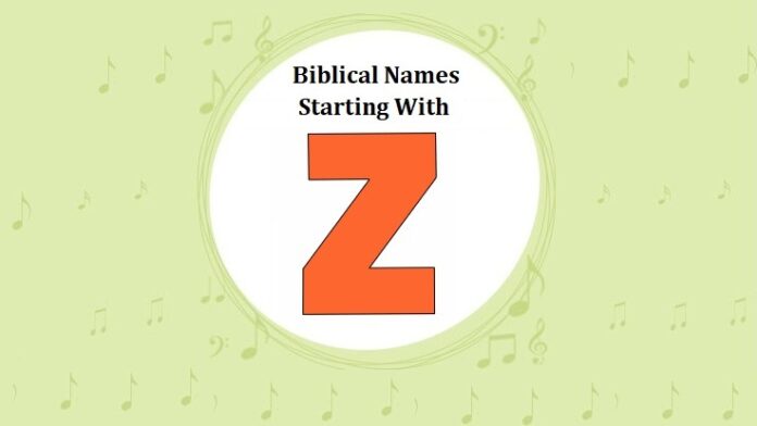 Biblical Names That Start With Z