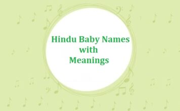 Hindu Baby Names with Meanings
