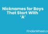 Nicknames for Boys That Start With A Nicknames for Boys That Start With A
