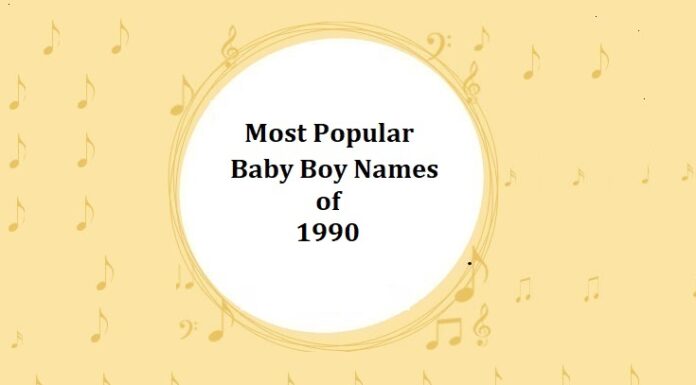100 Top & Most Popular Baby Boy Names in the 1990s Most Popular Baby Boy Names of 1990