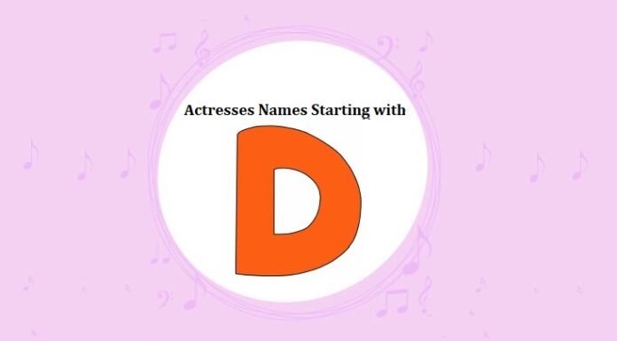 List of Bollywood Actresses Names Starting with D Bollywood Actresses Names Starting with D
