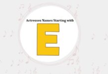 List of Bollywood Actresses Names Starting with E Bollywood Actresses Names Starting with E