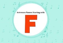 List of Bollywood Actresses Names Starting with F Bollywood Actresses Names Starting with F