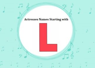 Bollywood Actresses Names Starting with L