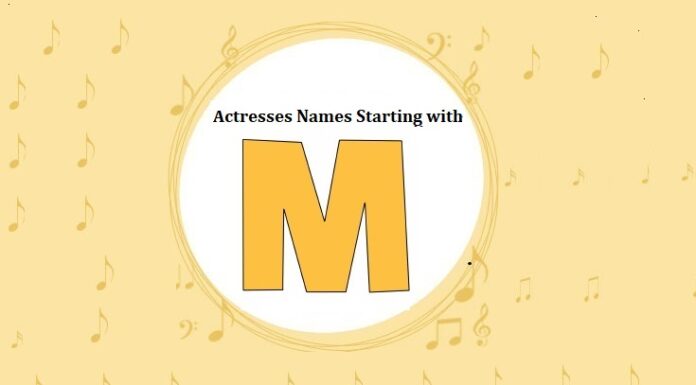 List of Bollywood Actresses Names Starting with M Bollywood Actresses Names Starting with M