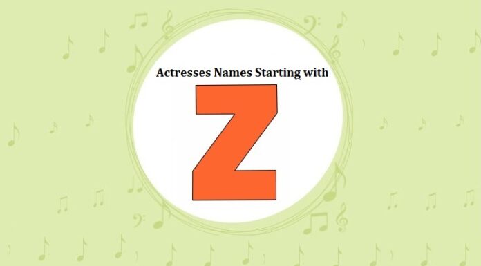 List of Bollywood Actresses Names Starting with Z Bollywood Actresses Names Starting with Z