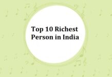 List of Top 10 Richest Person in India List of Top 10 Richest Person in India