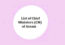 List of Chief Ministers (CM) of Assam