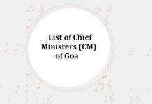 List of Chief Ministers (CM) of Goa