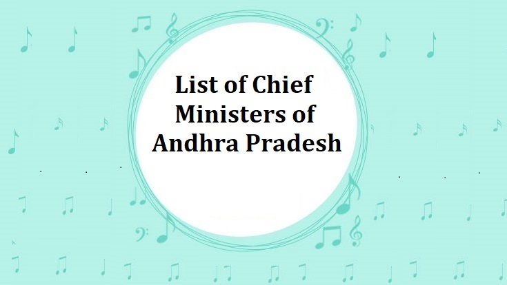 List of Chief Ministers of Andhra Pradesh