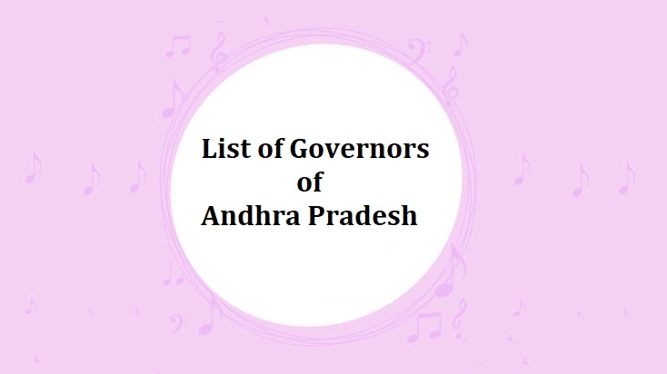 List of Governors of Andhra Pradesh