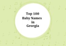 Top 100 Baby Names in Georgia with Meanings Top 100 Baby Names in Georgia with Meanings