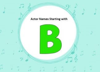 Hollywood Actors Names Starting with B