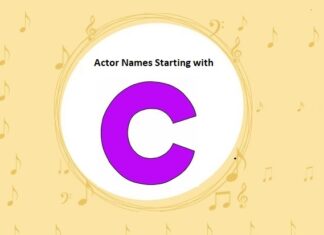 Hollywood Actors Names Starting with C