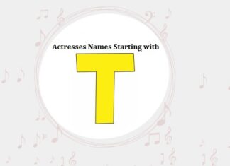 Hollywood Actresses Names Starting with T