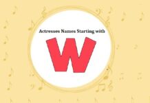 Hollywood Actresses Names Starting with W