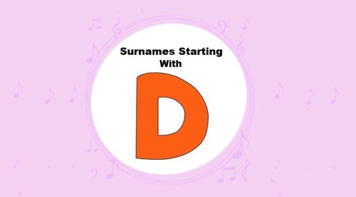 Top 100 Surnames & Last Names Starting with D Surnames & Last Names Starting with D