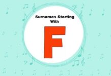 Top 1000 Last Names That Start with F Surnames & Last Names Starting with F