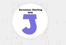 Top 1000 Last Names That Start with J Surnames & Last Names Starting with J
