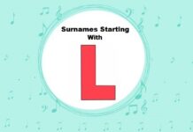 Top 1000 Last Names That Start with L Surnames & Last Names Starting with L