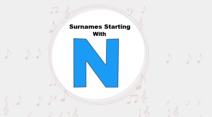 Top 100 Surnames & Last Names Starting with N Surnames & Last Names Starting with N