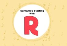 Top 1000 Last Names That Start with R Surnames & Last Names Starting with R