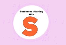 Top 1000 Last Names That Start with S Surnames & Last Names Starting with S