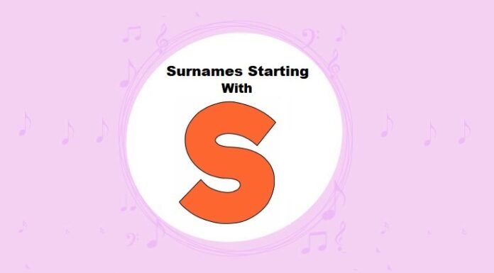 Top 1000 Last Names That Start with S Surnames & Last Names Starting with S