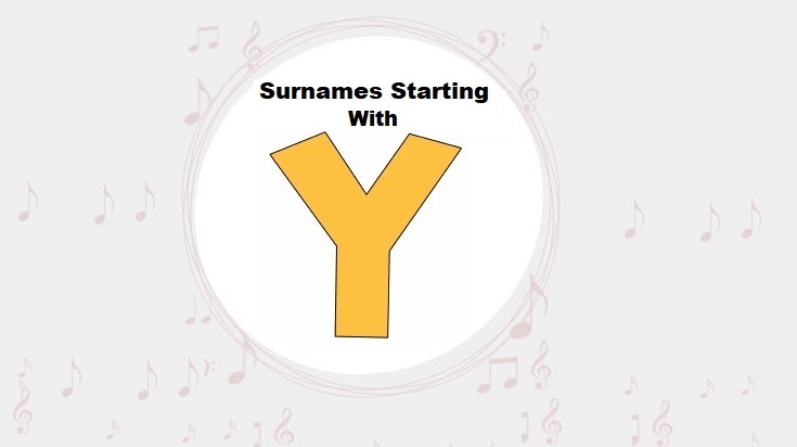 Surnames & Last Names Starting with Y