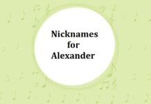 Nicknames for Alexander