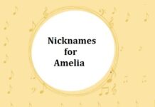 Nicknames for Amelia