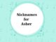 35+ Nicknames for Asher Nicknames for Asher