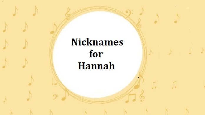 Nicknames for Hannah
