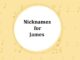 100 Nicknames for James Nicknames for James