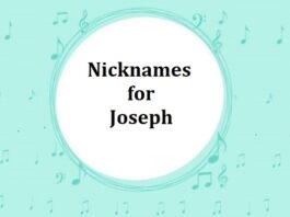 Nicknames for Joseph