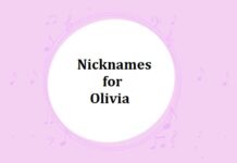 Nicknames for Olivia