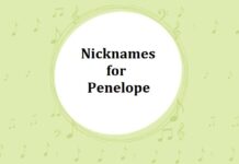 Nicknames for Penelope