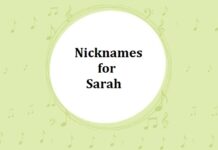 100+ Nicknames for Sarah Nicknames for Sarah