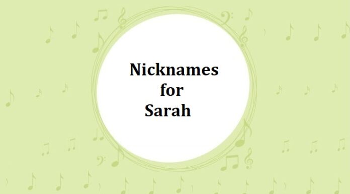 100+ Nicknames for Sarah Nicknames for Sarah