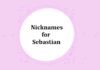 Nicknames for Sebastian