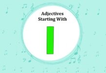 Adjectives Starting with I